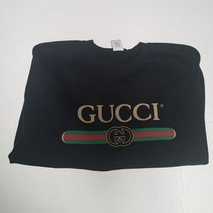 Women's black Gucci crewneck sweatshirt